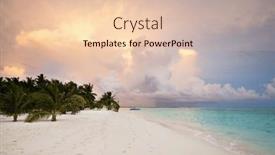  Presentation with island sunset - 