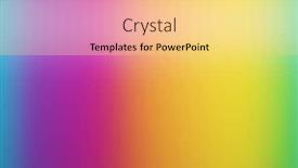  Presentation with blur - Amazing slide deck having colorful-textured-background-rainbow-blur backdrop and a yellow colored foreground