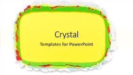  Presentation with torn paper - Beautiful PPT theme featuring colorful torn paper background with space for your message backdrop and a white colored foreground