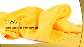  Presentation with bright colorful candy isolated - Presentation with colorful towel isolated on white background and a  colored foreground