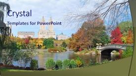  Presentation with garden city - Cool new theme with successful team contain clipping path - robots playing soccer isolated backdrop and a lemonade colored foreground.