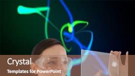  Presentation with green lines - Amazing presentation having colorful twirl rays - composite image of doctor backdrop and a coral colored foreground