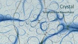  Presentation with pastel blue and pink - Amazing presentation theme having colorful twirl rays - fractal rendition of blue curls backdrop and a light blue colored foreground