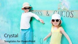  Presentation with colorful for kids presentat - Beautiful slides featuring colorful wall in turk backdrop and a  colored foreground