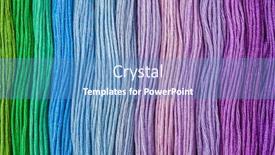  Presentation with wool - Beautiful slide deck featuring colorful wool - abstract fashion background backdrop and a teal colored foreground