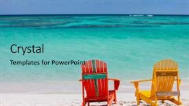  Presentation with blue orange white - Beautiful PPT layouts featuring caribbean with beautiful turquoise backdrop and a teal colored foreground