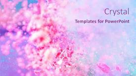  Presentation with dust - Colorful PPT theme enhanced with colorfull-dust-over-white-background backdrop and a pink colored foreground