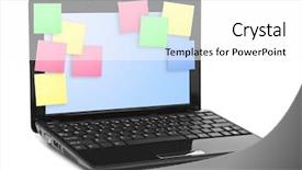  Presentation with history old paper computer - Amazing presentation theme having colorfull frame - sticky note papers on notebook backdrop and a white colored foreground