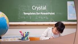  Presentation with book - Cool new presentation with coloring book in a classrooom backdrop and a  colored foreground