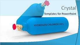  Presentation with chemical atoms - Slide set featuring colorless-gas-with-a-sharp background and a cyan colored foreground