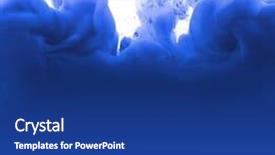  Presentation with abstract blue white - Amazing PPT layouts having colors and ink in water backdrop and a navy blue colored foreground
