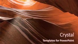  Presentation with arizona - Audience pleasing PPT theme consisting of upper antelope canyon arizona backdrop and a wine colored foreground