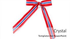  Presentation with thai - Slides having colors of thai flag background and a white colored foreground