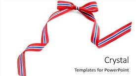  Presentation with thai - Audience pleasing theme consisting of colors of thai flag backdrop and a white colored foreground