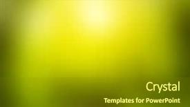  Presentation with abstract green - Slide set consisting of colour gradient - abstract blured green background background and a tawny brown colored foreground