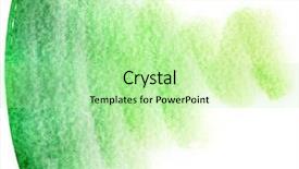  Presentation with kids hand prints paint - Presentation design having colour gradient - watercolor hand painted background background and a mint green colored foreground