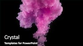  Presentation with black ink - Presentation design consisting of coloured acrylic ink mixing background and a black colored foreground