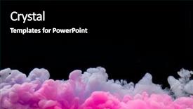 Presentation with black ink - Presentation theme enhanced with coloured acrylic ink mixing background and a black colored foreground