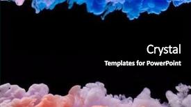  Presentation with black ink - Amazing presentation having coloured acrylic ink mixing backdrop and a black colored foreground