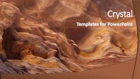  Presentation with coloured - Amazing slides having coloured canyon on sinai peninsula egypt backdrop and a red colored foreground