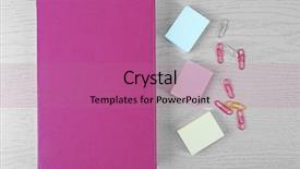  Presentation with coloured - Colorful presentation design enhanced with coloured clips and stickers backdrop and a  colored foreground