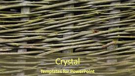  Presentation with wicker - Slide deck having colourful backrounds - abstract wicker backround background and a tawny brown colored foreground