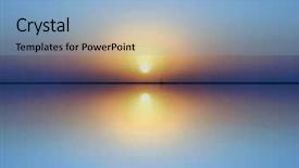  Presentation with orange - Amazing slide deck having colourful backrounds - red and orange sunset backdrop and a light blue colored foreground