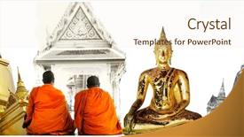  Presentation with thailand - Cool new slide deck with colourful backrounds - thailand - conceptual backround backdrop and a cream colored foreground