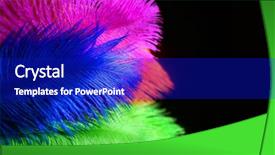  Presentation with brazil carnival - Slide set having colourful brazil - colored feathers on black background background and a royal blue colored foreground