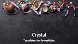  Presentation with happy birthday mama greeting card - Slide set featuring colourful chalkboard - easter greeting card with chocolate background and a dark gray colored foreground