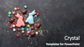  Presentation with gingerbread house decorated colorful candies - Cool new slides with colourful chalkboard - easter greeting card with colorful backdrop and a dark gray colored foreground