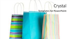  Presentation with paper bag vs plastic bags - Amazing slide deck having colourful paper shopping bags isolated backdrop and a cream colored foreground