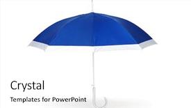  Presentation with bacteria colourful 3d - Audience pleasing slides consisting of colourful umbrella isolated on the white background backdrop and a white colored foreground