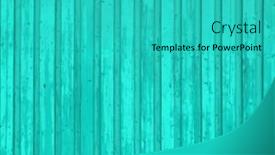  Presentation with colourful wood - Presentation theme with colourful-wood-planks-old-wood background and a teal colored foreground