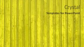  Presentation with colourful wood - Presentation design featuring colourful-wood-planks-old-wood background and a yellow colored foreground