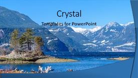  Presentation with ocean acidification - Audience pleasing presentation theme consisting of columbia - fantastic view over ocean snow backdrop and a light blue colored foreground