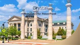  Presentation with usa - PPT layouts enhanced with columbia-missouri-usa-at-boone background and a light blue colored foreground