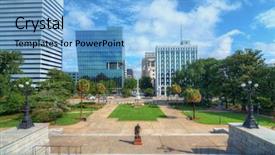  Presentation with skyline - Audience pleasing PPT layouts consisting of columbia south carolina on main backdrop and a light blue colored foreground