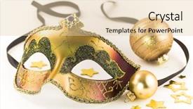  Presentation with christmas borders grunge border decoration - Cool new slide set with columbine - carnival mask and christmas decorations backdrop and a lemonade colored foreground