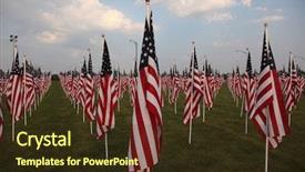  Presentation with columbus - PPT layouts featuring columbus day - field of flags in westerville background and a tawny brown colored foreground