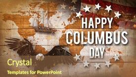  Presentation with columbus - Amazing theme having columbus day banner american patriot backdrop and a  colored foreground