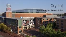  Presentation with venue - Audience pleasing slide set consisting of columbus-ohio-august-5-2016 backdrop and a light blue colored foreground