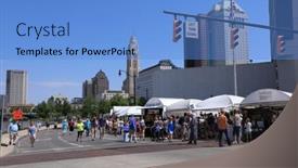  Presentation with bridges - Slide set having columbus-ohio-june-9-2017 background and a teal colored foreground