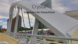  Presentation with bridges - Presentation theme featuring columbus-ohio-june-9-2017 background and a light gray colored foreground