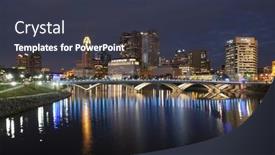  Presentation with street lights - PPT layouts having columbus-ohio-october-18-2013 background and a tawny brown colored foreground