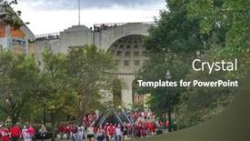  Presentation with columbus - PPT layouts having columbus-ohio-october-7-2017 background and a dark gray colored foreground