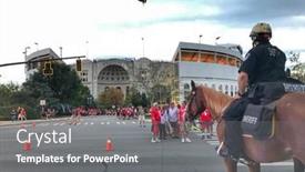  Presentation with columbus - PPT theme featuring columbus-ohio-october-7-2017 background and a gray colored foreground