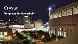  Presentation with columbus - Slide deck consisting of columbus-ohio-usa-july-10 background and a wine colored foreground