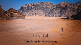  Presentation with rum - Presentation featuring column-of-4x4-cars background and a coral colored foreground