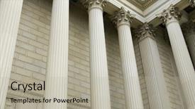  Presentation with supreme court - Slide set with columns and steps background texture background and a light gray colored foreground